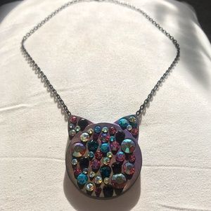 Betsey Johnson Cat Necklace